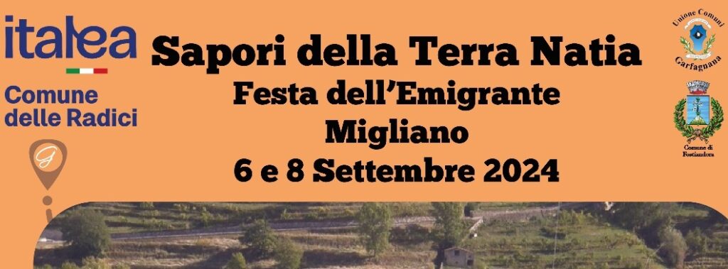 Sapori della Terra Natia: festa dell'emigrante a Migliano